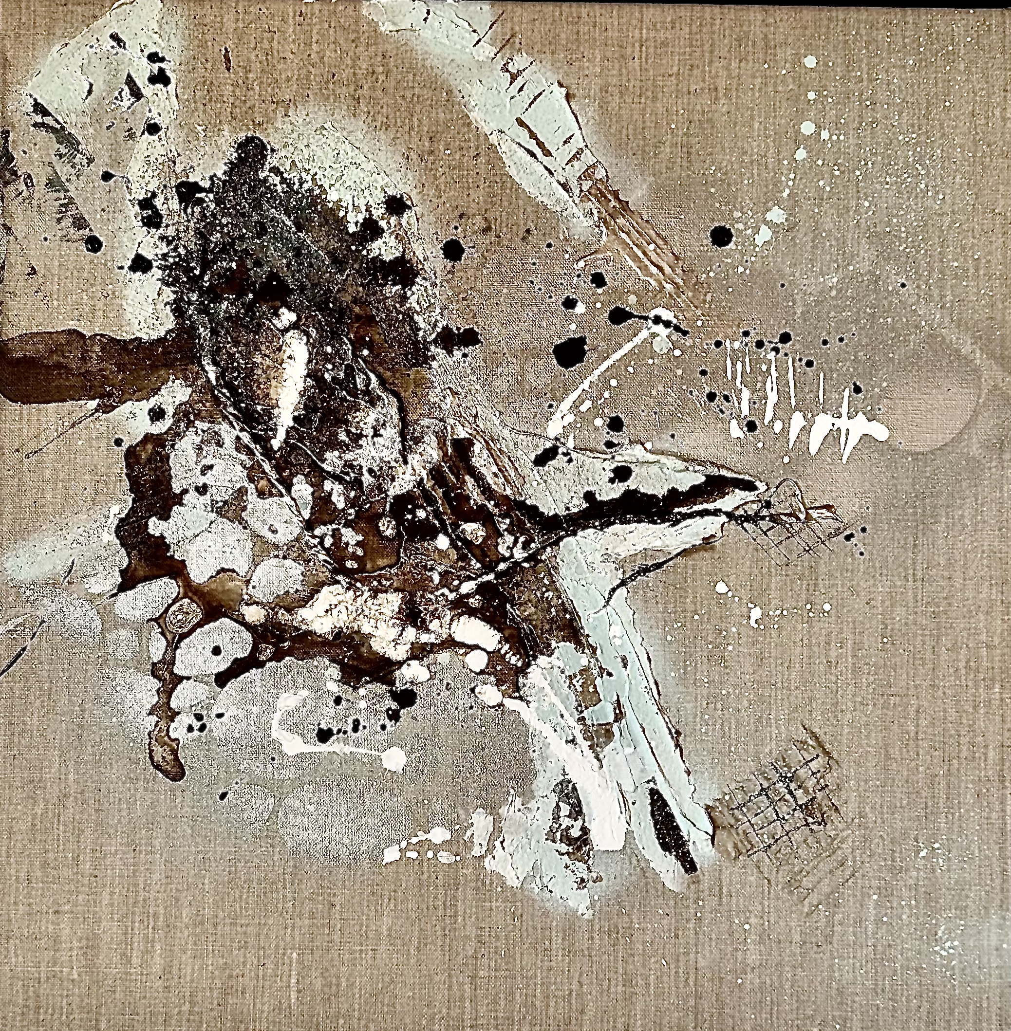 Explosion No. 2 - Mixed Media Werk von Anke Starke